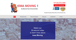 Desktop Screenshot of iowamoving1.com